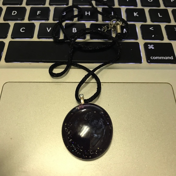 Marble Glass One of Kind Vintage Rare Handmade Necklace - Picture 12 of 16